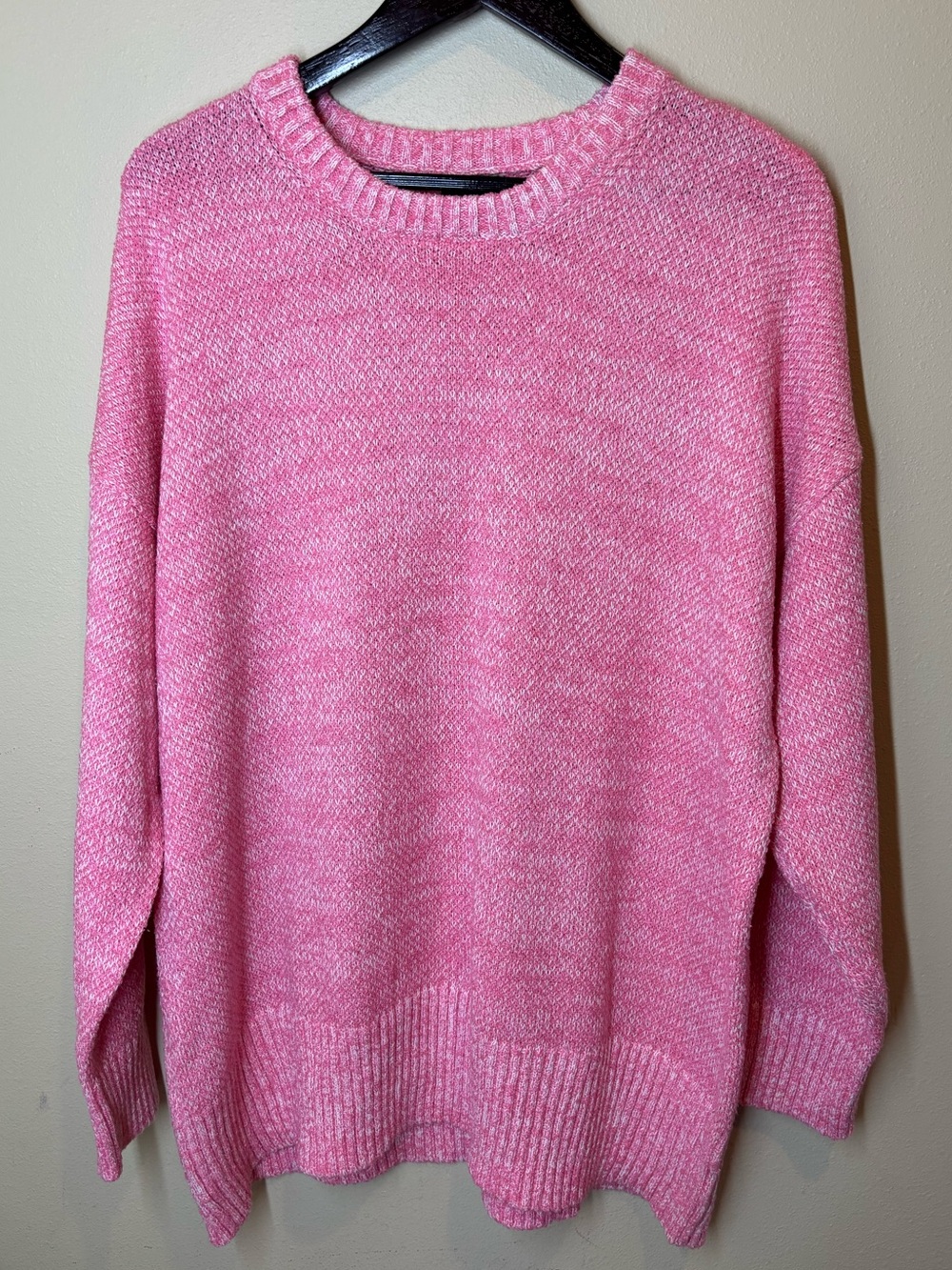 Torrid Cozy Crewneck Pink Women's Sweater, 2x, 18/20, Torrid size 2